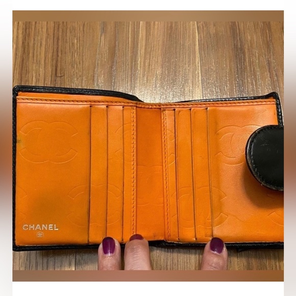 AUTHENTIC Chanel CC Lambskin Quilted Cambon Ligne Wallet - Picture 5 of 9